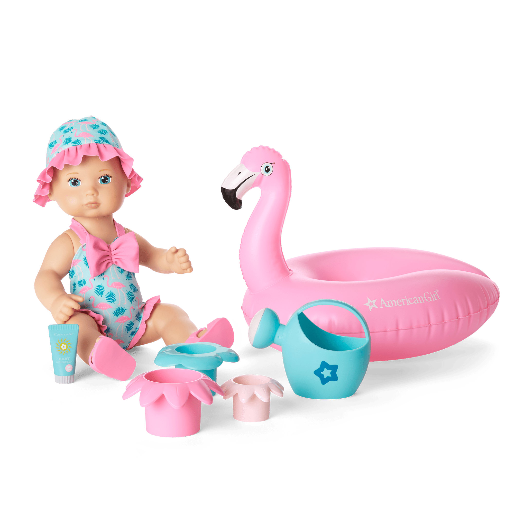 Flamingo Fun Play Set (Bitty Baby Splash)