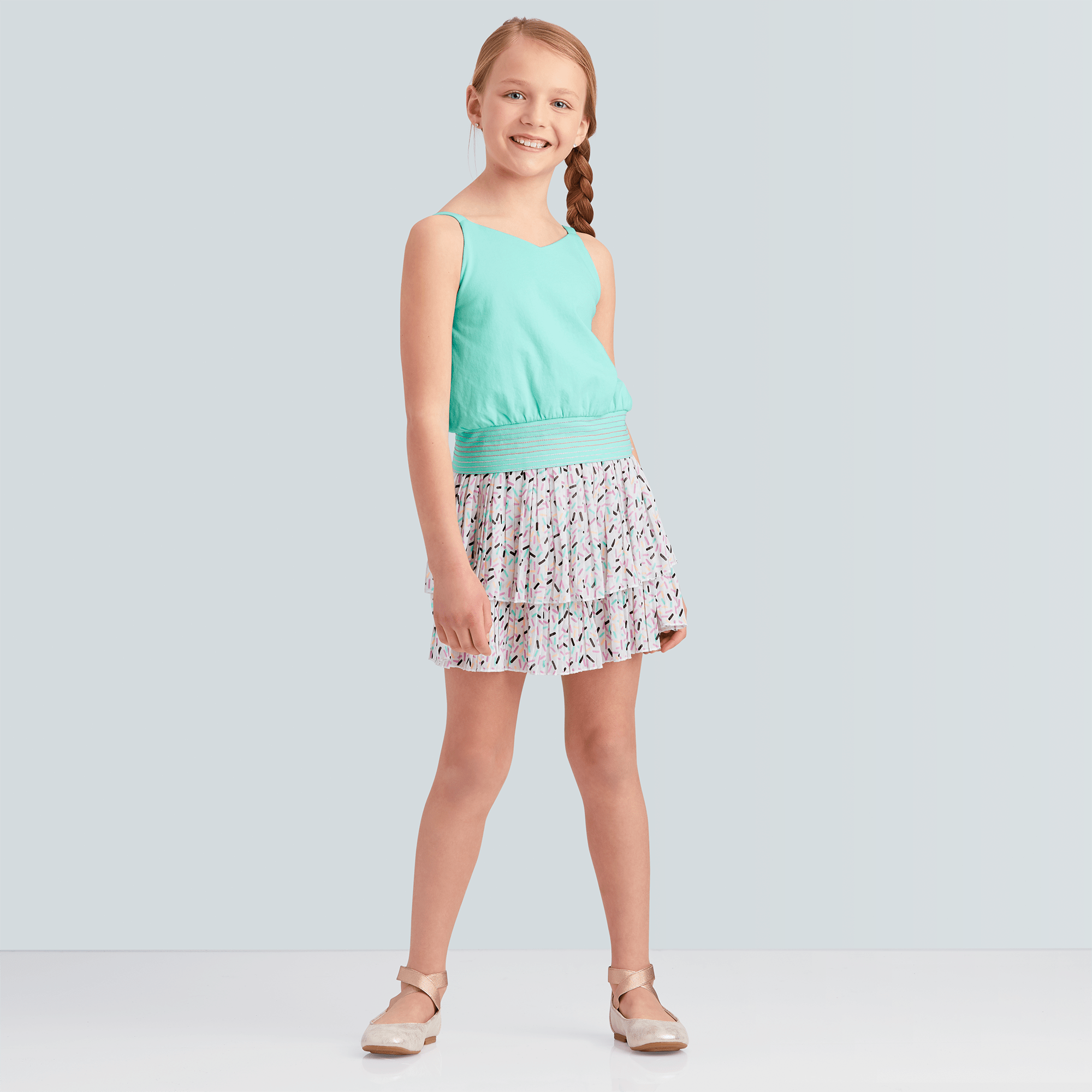 Minty Sweet Tank Top For Girls - Image 5