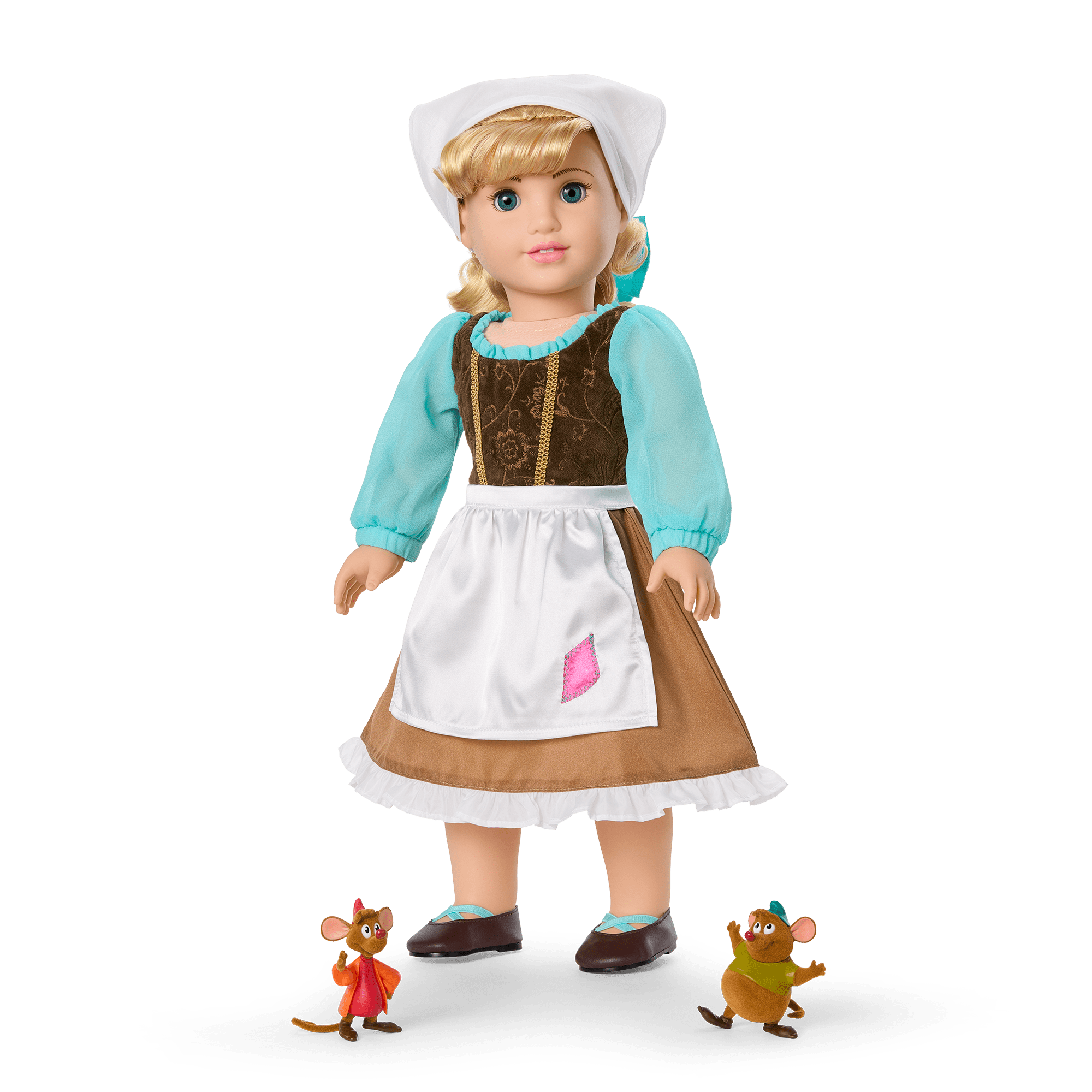 American Girl Disney Princess Cinderella Day Dress, Friends & Accessories For 18-Inch Dolls - Image 2
