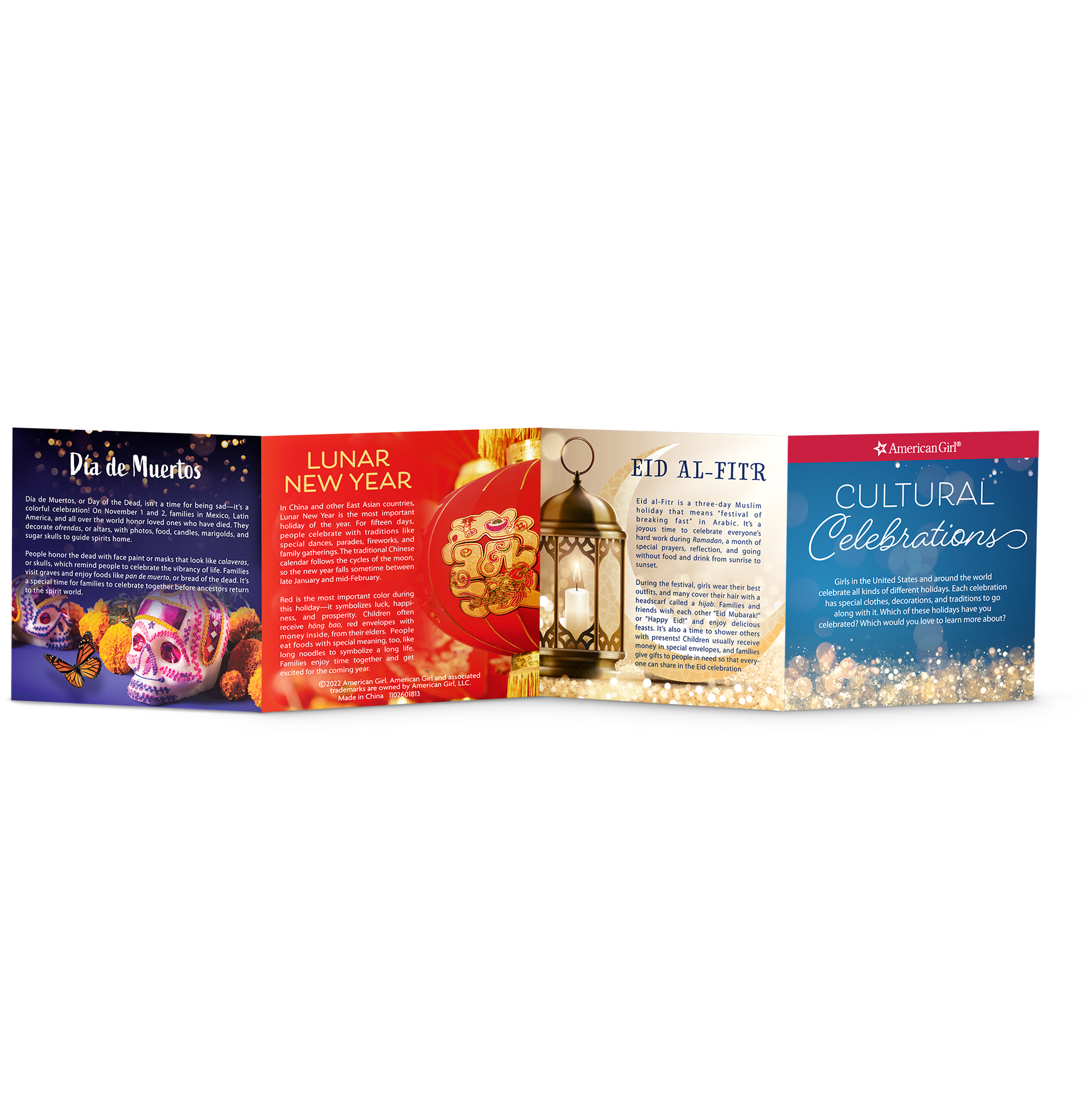 Lunar New Year's Celebration Outfit For 18-Inch Dolls - Image 7