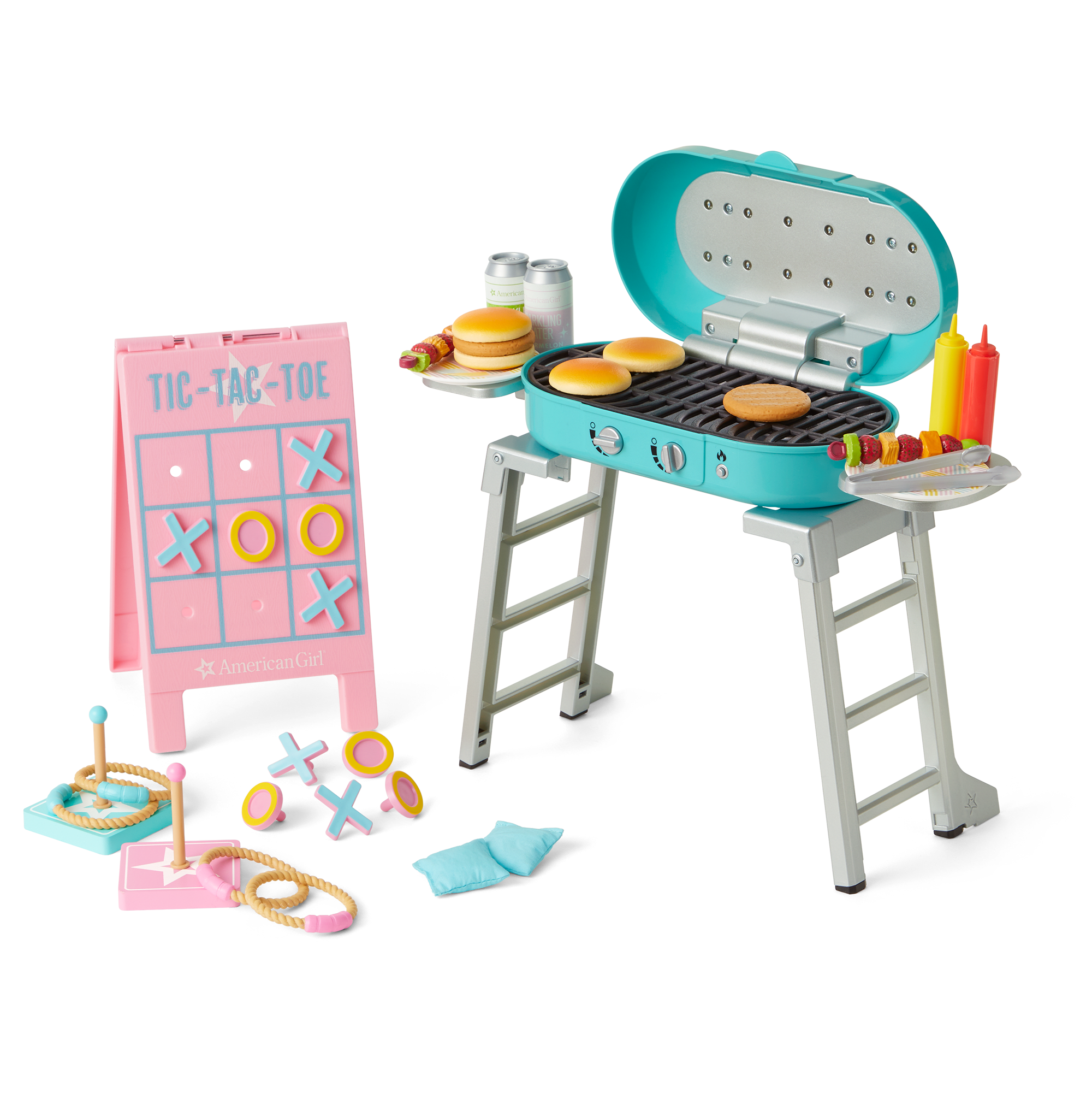 American Girl Grill & Games Set For 18-Inch Dolls