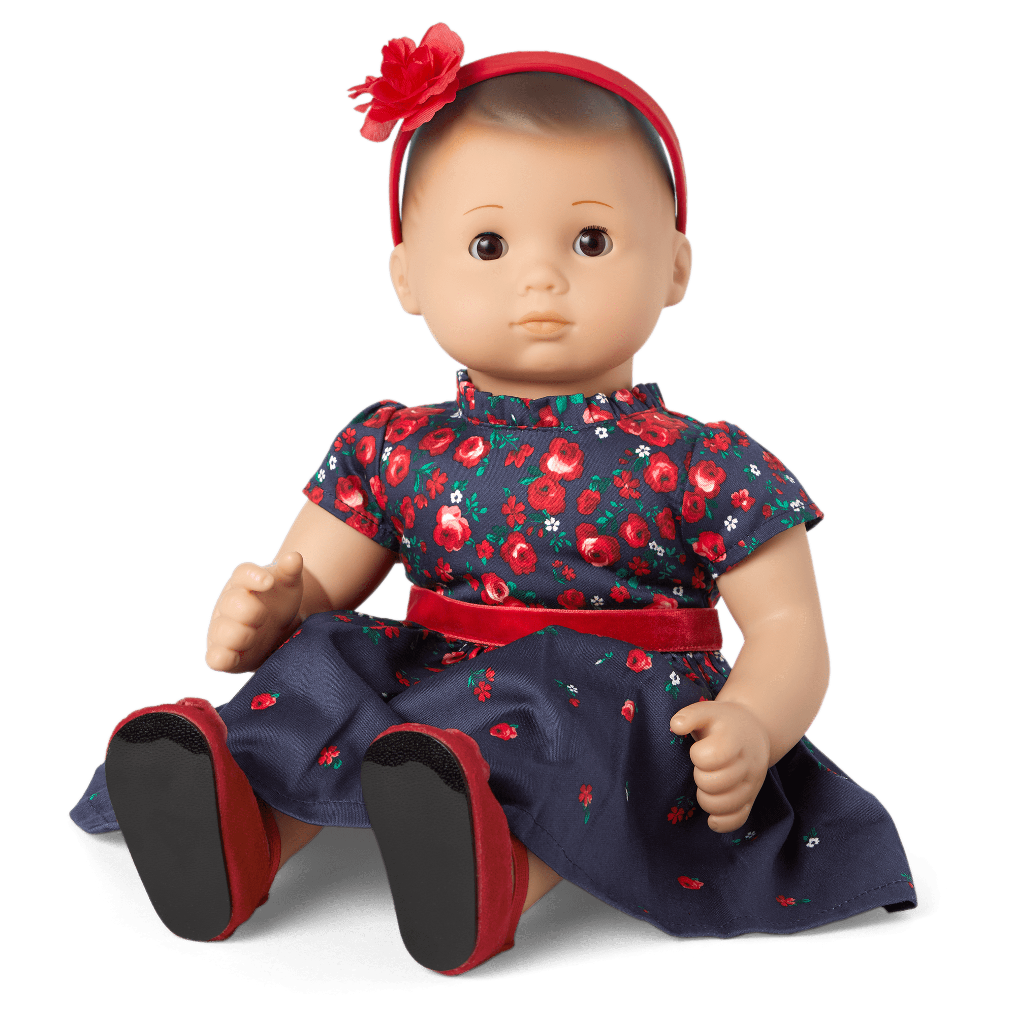 American Girl X Janie And Jack Wrapped In Roses Party Dress For Bitty Baby Dolls - Image 2